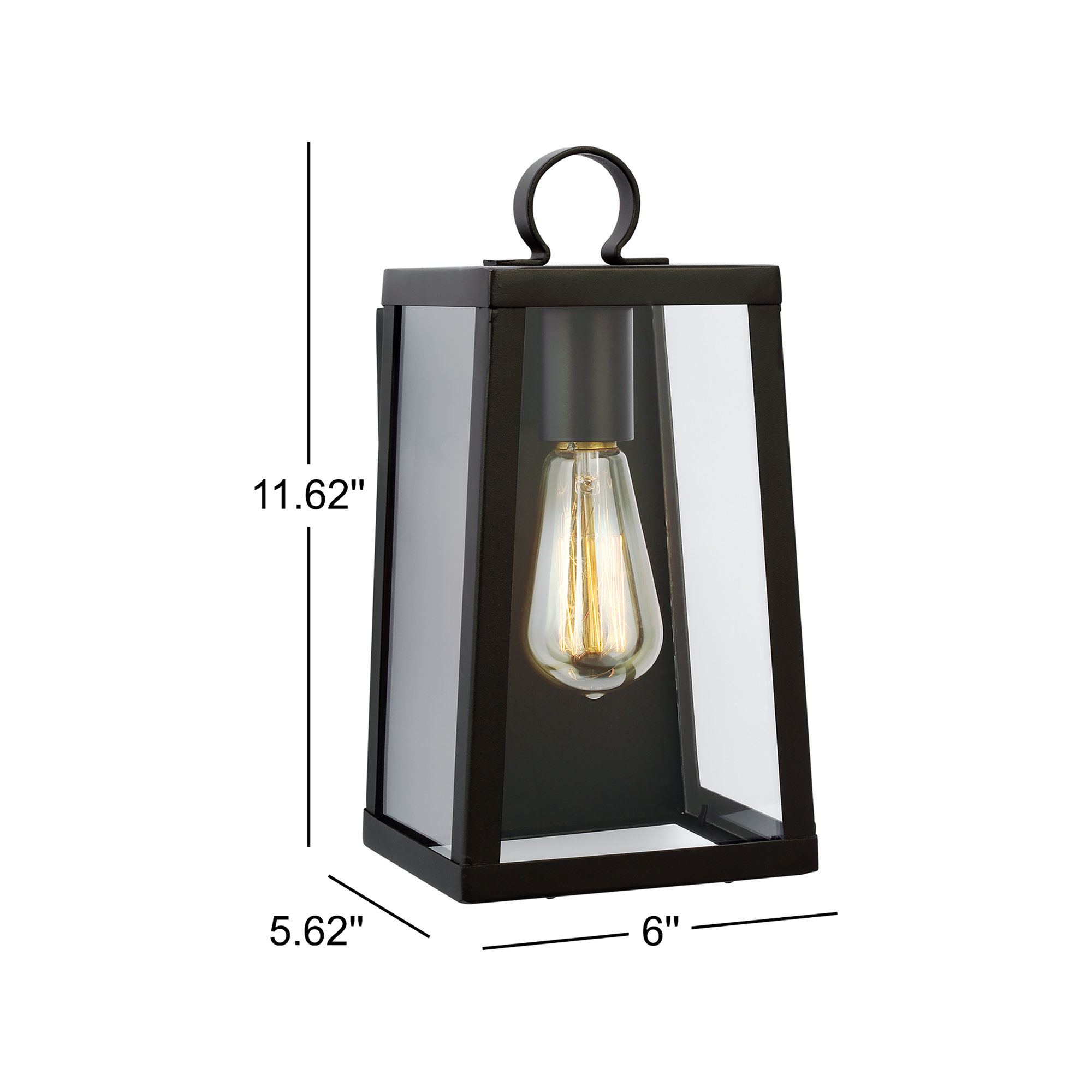 Single Light Outdoor Aluminum Wall Light