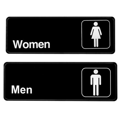 Enseigne de toilettes