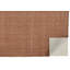 Tapis orange en polyester tissé à la main Rectangle Fleurette-2012449788