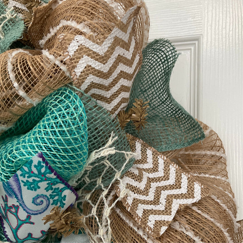 Couronne de bienvenue avec étoile de mer