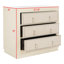 Commode décorative cloutée 3 tiroirs-26010211