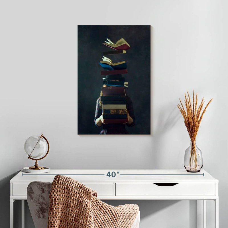 Senne Girl Reading, 24" H x 16" W