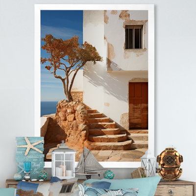 «Espagne Beach House Tranquility», reproduction sur toile