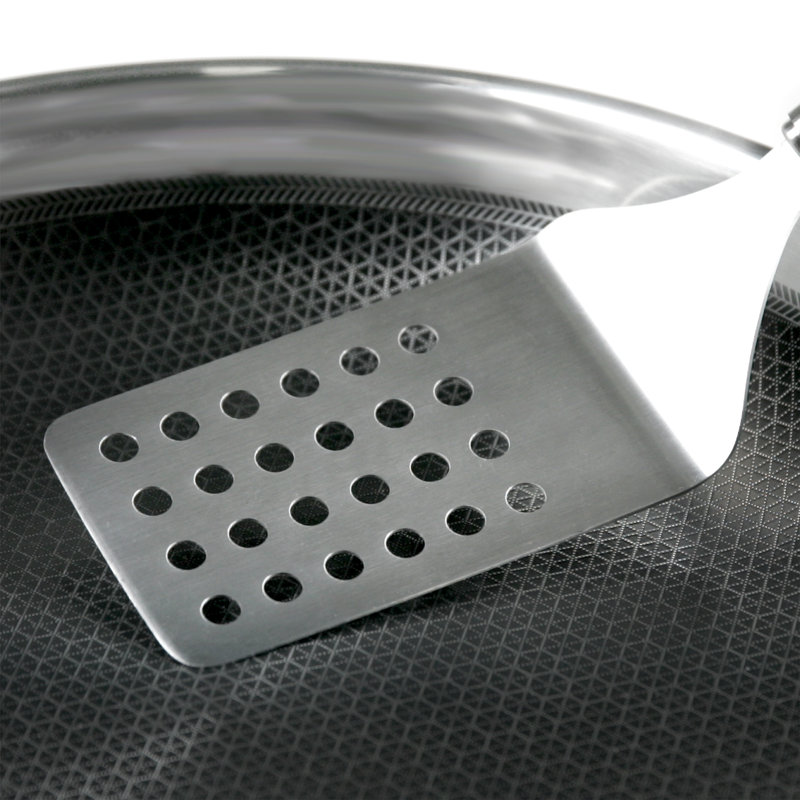 12.5-Inch Stainless Steel Quick Release Wok with Helper Handle