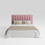 Lit plateforme tapissier en velours avec tête de lit Modern-982473077-982473073