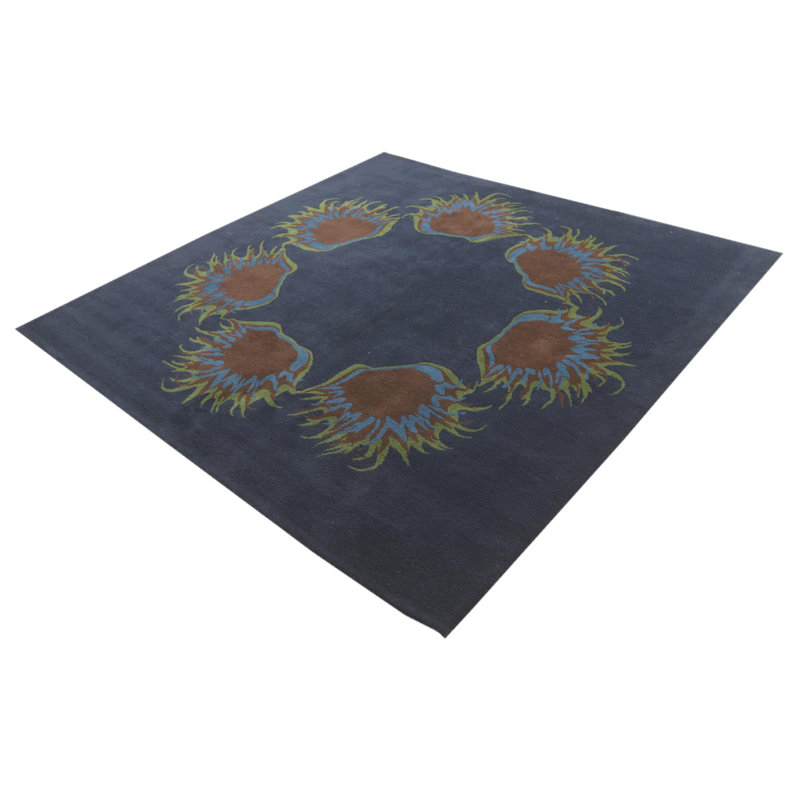 Tapis bleu marine 8 pi Pineland
