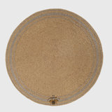 Cotton Round Beaded Placemat