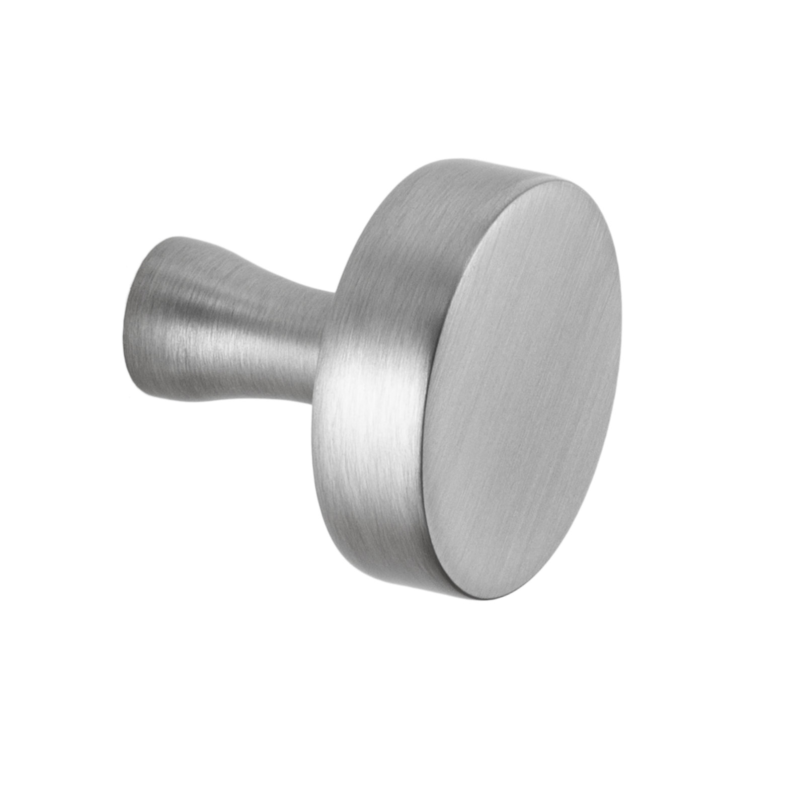 The Perfect Knob Round Cabinet Knob, Satin Nickel