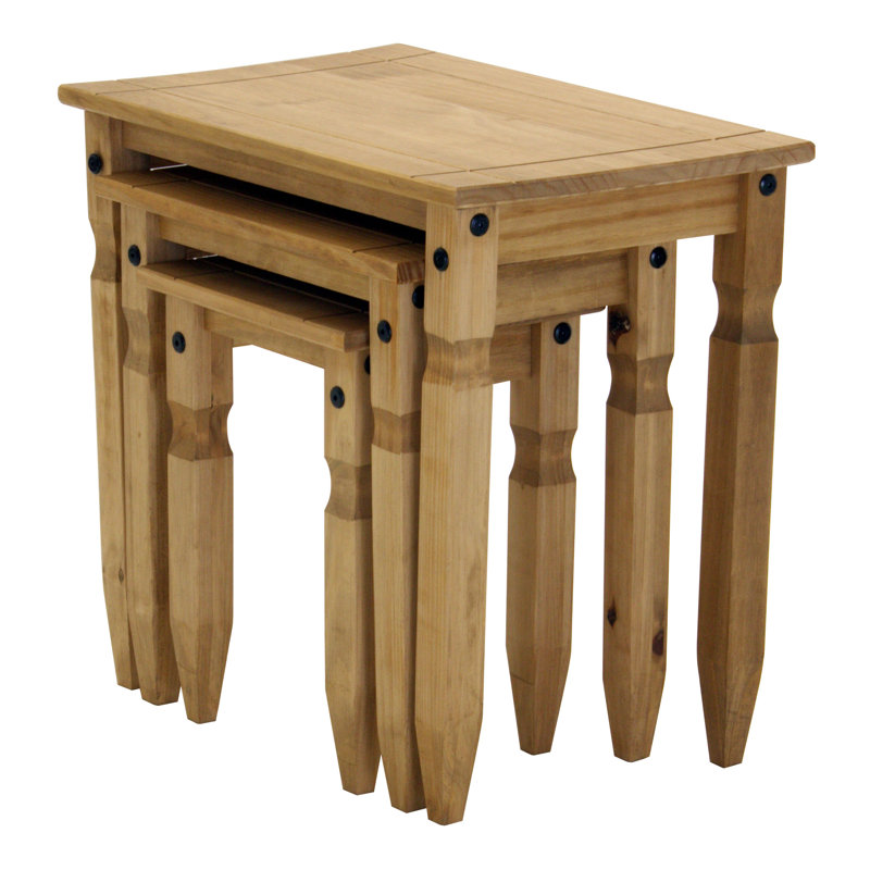 Abilio Solid Wood Nesting Tables