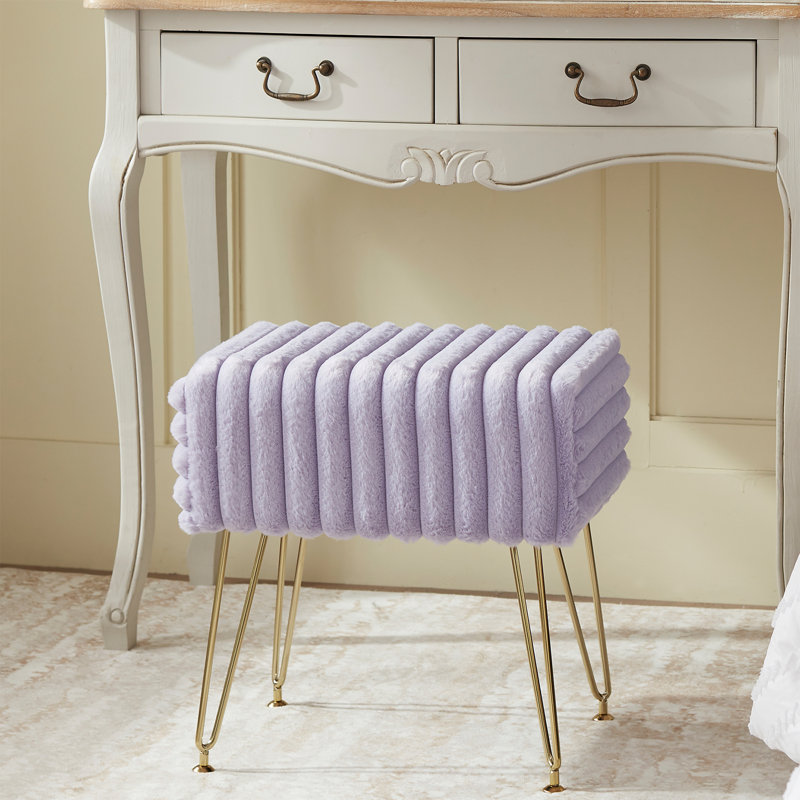 Tabouret de coiffeuse Modern, Mauve