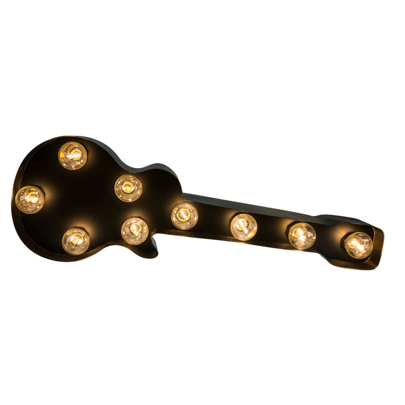 Metal Novelty Lamp, Black