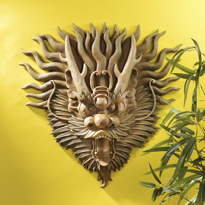 Animal Mask Handmade Fantasy & Sci-Fi Wall Decor on Polyresin