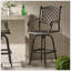 TABOURET DE BAR EN FONTE D'ALUMINUM
