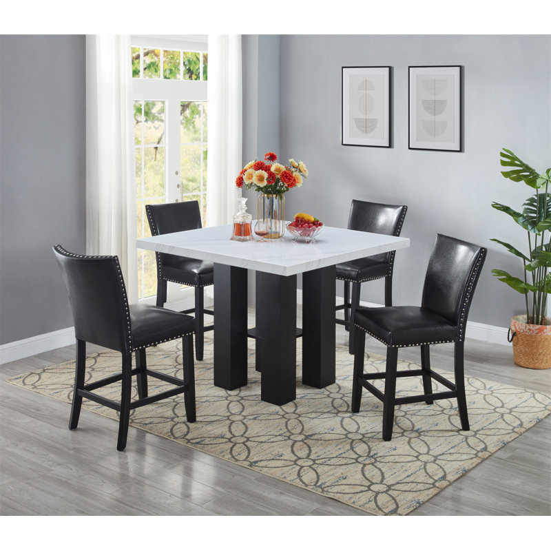 Fauteuil en polyuréthane 2pc, Noir