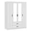 4 Door 2 Drawer Wardrobe With Mirror-749721461