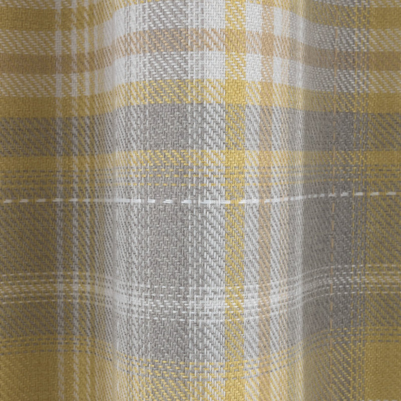 Haynie Room Darkening Curtain Pair, Ochre, Width 168 x Drop 137cm