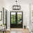 Barines 8-Light Modern Industrial Geometric Farmhouse Chandelier-288747621