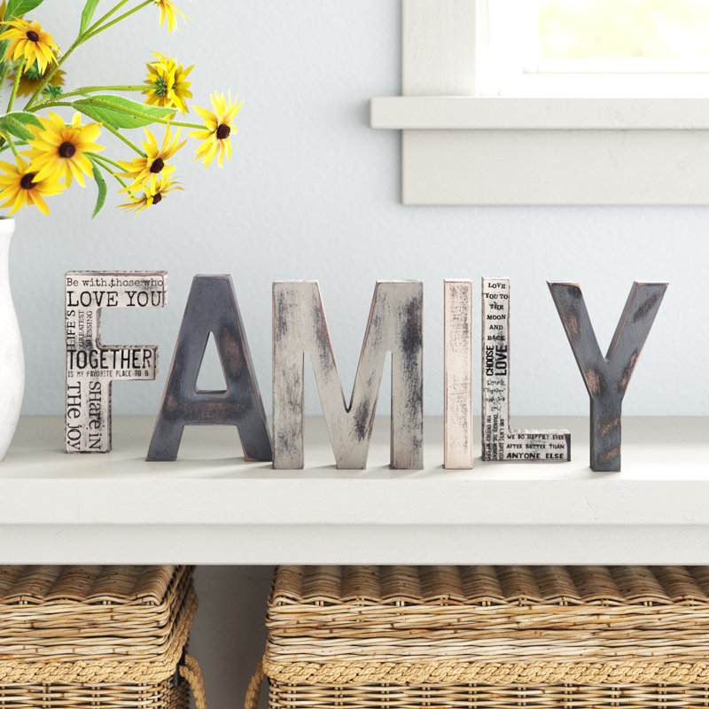 Brazel Text & Numbers Letter Block