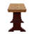 Fortville 78" Solid Wood Oak Finish Top Dining Set With Spindle Back Chairs - 6-Piece, Antique White Base Table, Antique Red Base Chairs And Bench-605803897-605803900