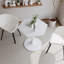 Table basse moderne hexagonale avec base en métal robuste et plateau en panneau de fibres à densité moyenne pour diverses pièces