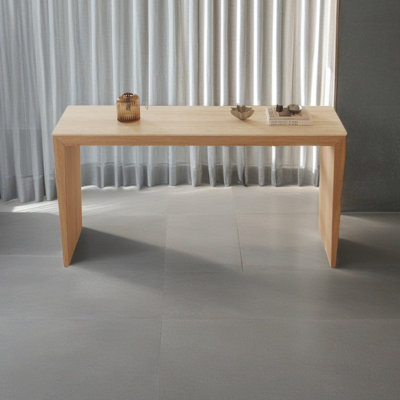 Modern simple solid wood bar table.