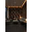 Geometric Wallpaper Textured Dark Wall Decor