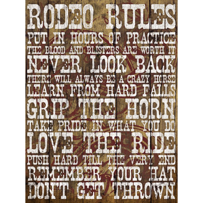 " Rodeo Rules "