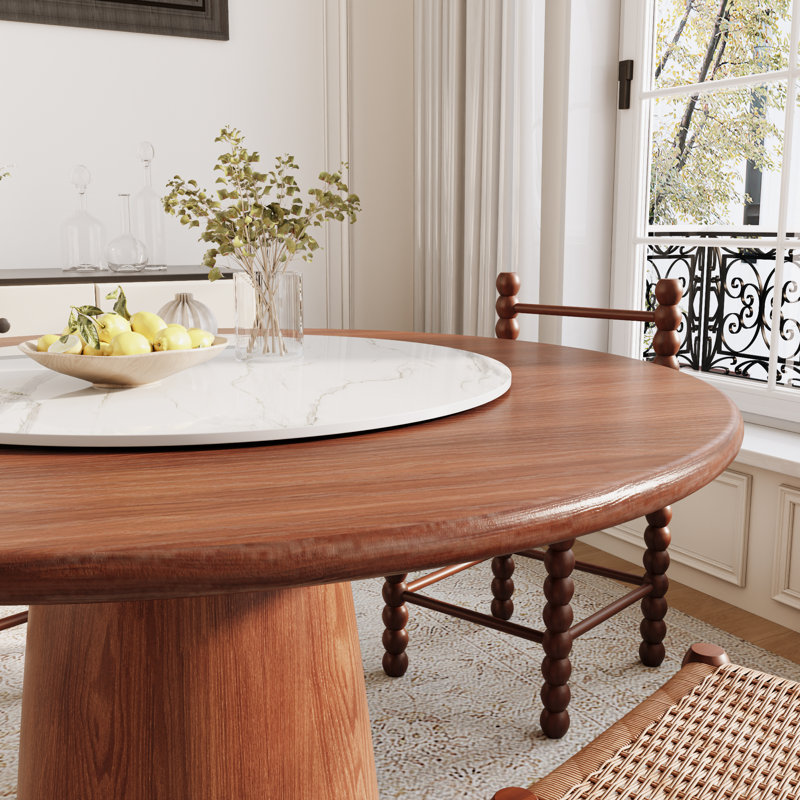 Table de salle à manger Gullu, H 29,52 po x L 53,15 po x l 53,15 po
