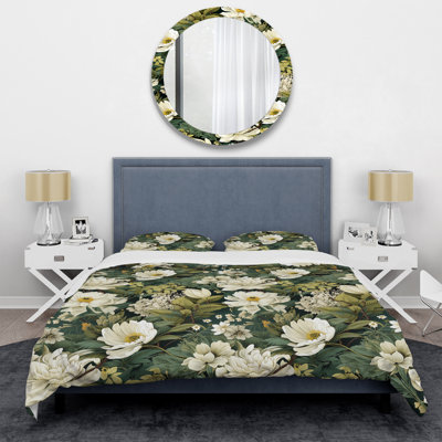 Zen Garden Oasis II - Plants Duvet Cover Set - Microfiber Polyester