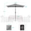 Parasol carré de 78 po Sabery-511861023