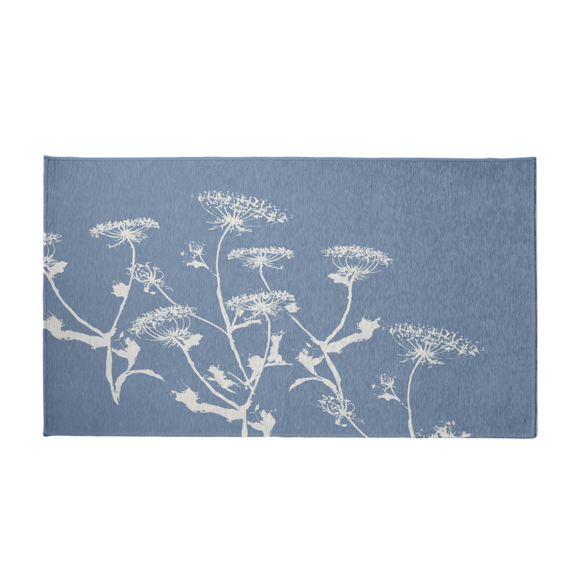 Alvordton Chenille Floral Indoor Rug, Rectangle 3' x 5'