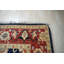 Tapis traditionnel en laine noué à la main bleu marine Lympsham