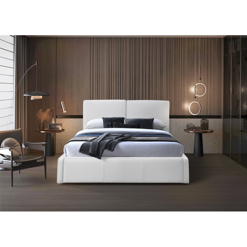 Lit plateforme tapissier Belen Italian Modern, Très grand lit