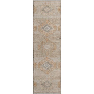 Premium Machine Washable Xamiera AMF1857 Aztec Rug