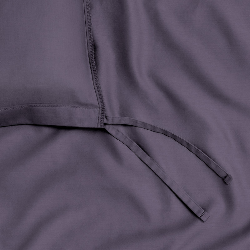 Dusty Purple Organic Cotton Twin/Twin XL Duvet Cover Set