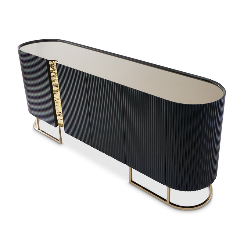 Lisbon 85.75'' W Sideboard, Black