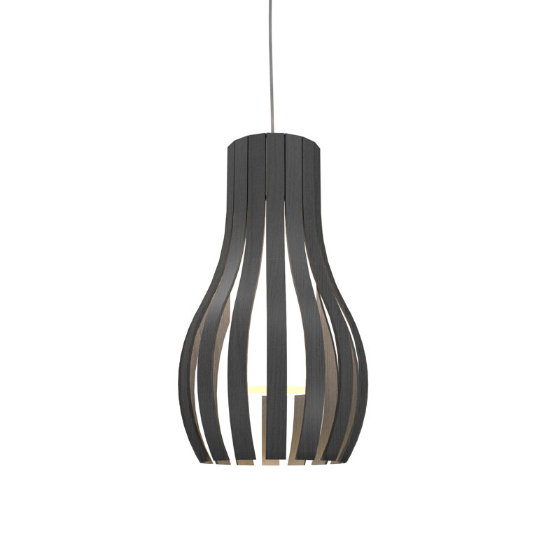 1 - Light Pendant, Organic Gray, Organic Gray