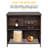 Palomares 3-Piece Wicker Outdoor Bar Set