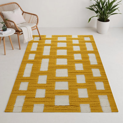Tapis brun intérieur et extérieur Trellis