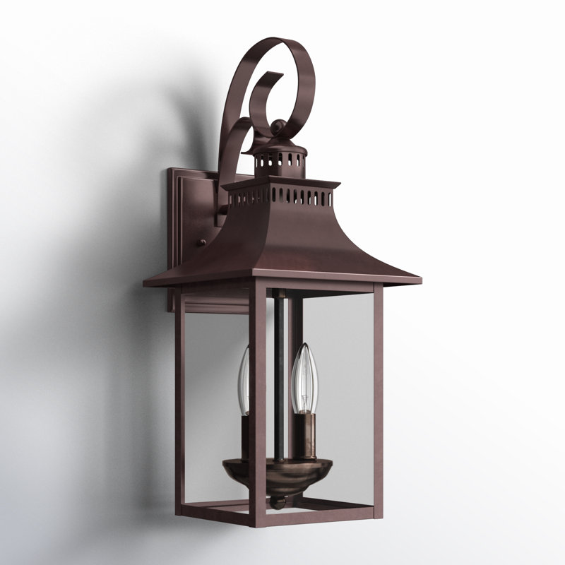 Amarone Steel Wall Light, Copper Bronze