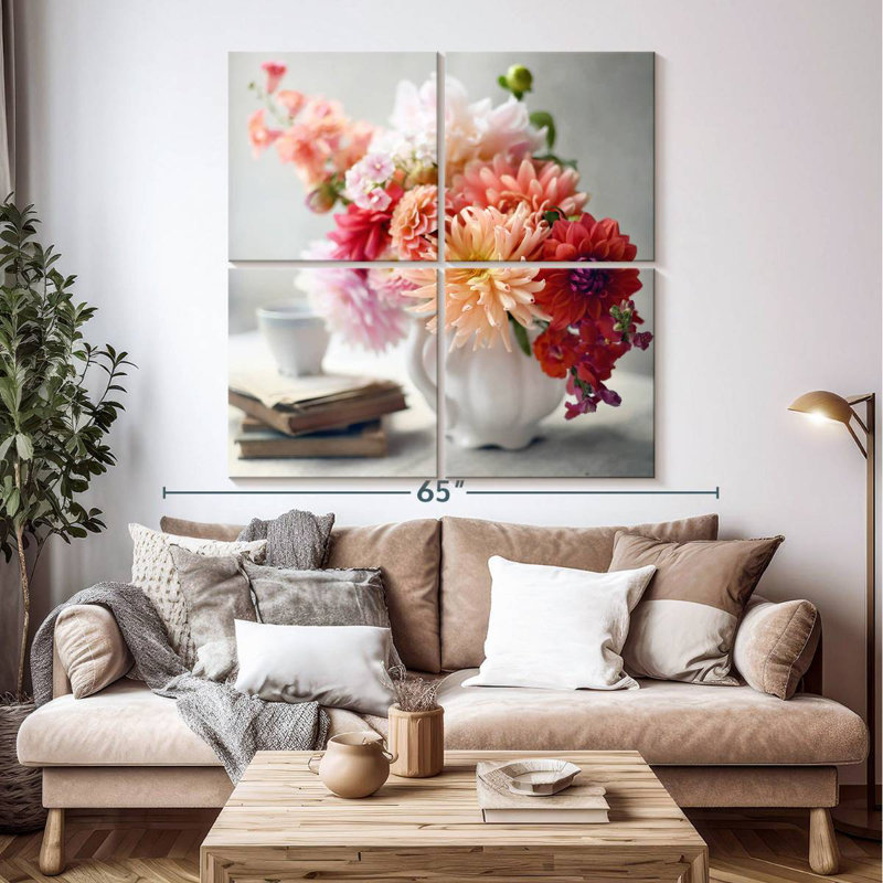 Harnek Afternoon Tea Floral, 50" H x 50" W