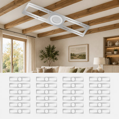 24-Pack New Construction Mounting Plate, For 4 Inch Rough Downlight, LED Recessed Lighting Housing Kits