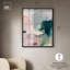 Décoration murale de chambre à coucher «Soft Storm I» par Art Remedy, cadre noir, 36 x 45-661217540-661217541