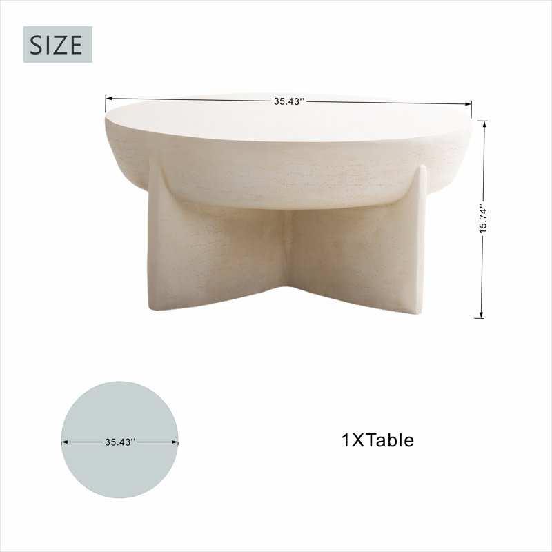 Round Outdoor Coffee Table