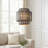 1-Light 9.8" Wide Crystal Pendant Light