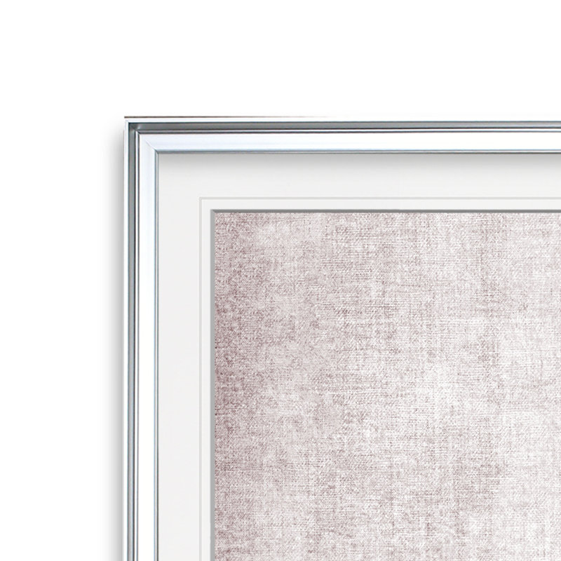 " Open Range II ", 23" H x 23" W x 1.5" D, Silver Framed
