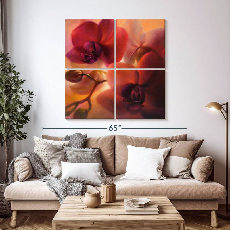 Orchidées Harnek, H 45 po x l 45 po