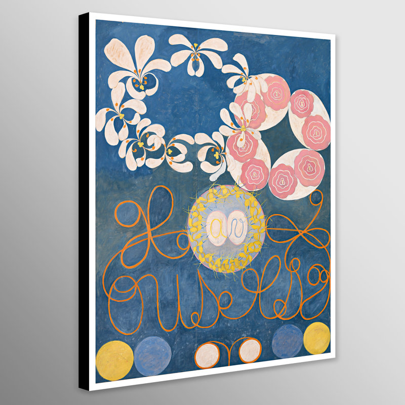 The Ten Largest No.1 Childhood by Hilma AF Klint - Wrapped Canvas Print, 81cm H x 61cm W x 4cm D