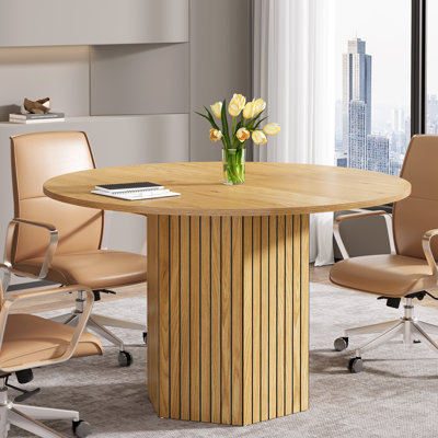 47-Inch Round Conference Table by Ebern Designs