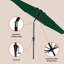 Parasol de marché 9 pi Loyce-845862041